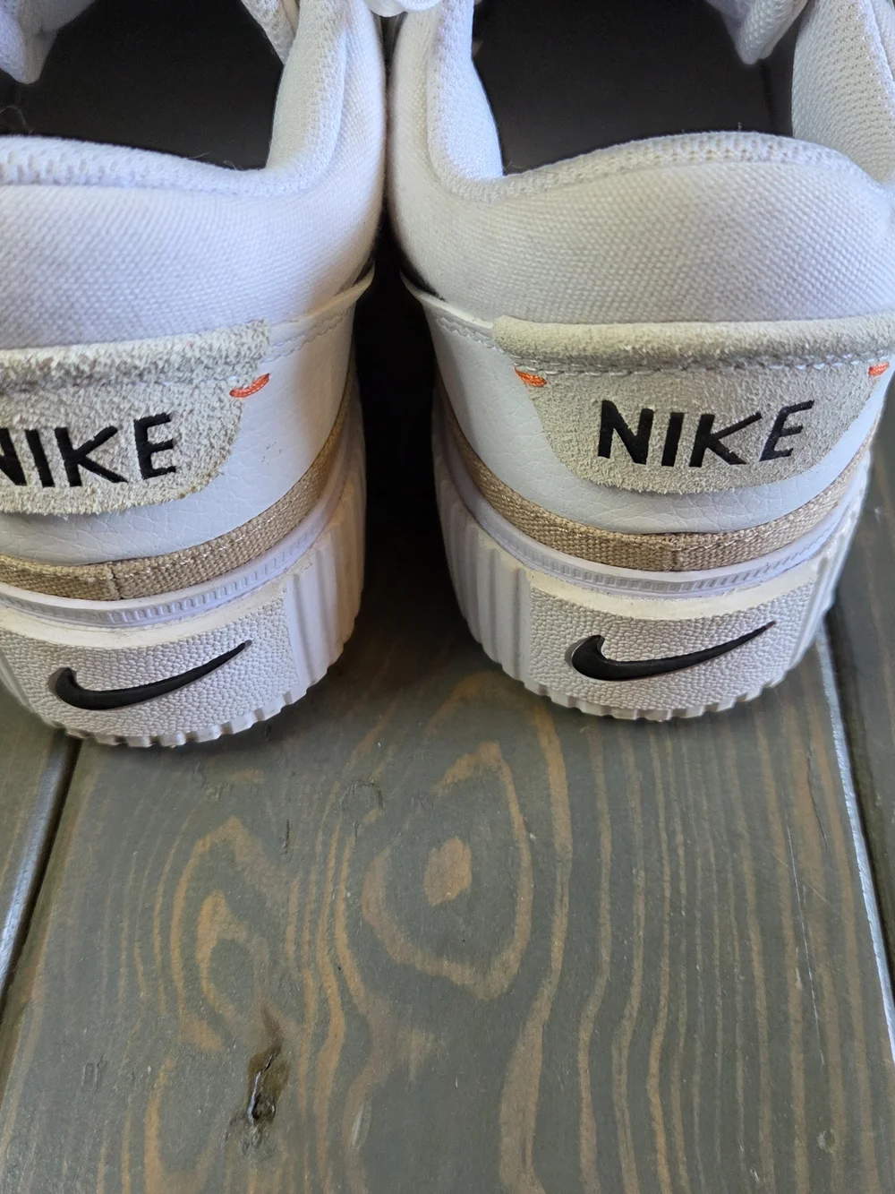Nike Court Legacy Next Nature Sneakers White Black Womens 9.5 Casual Shoes - Picture 7 of 11